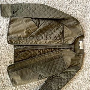 Michael Kors green field jacket lightweight like new